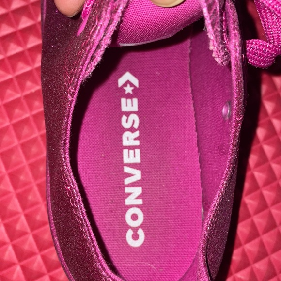 Glitter Pink Converse - Picture 2 of 4